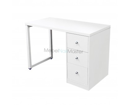 Маникюрный стол на 1 мастера на металлической опоре MS-103.1
