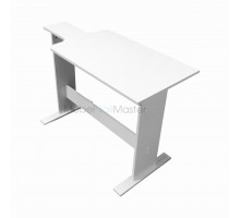 Маникюрный стол к креслу реклайнер для работы в 4 руки, высота 70 см - MR - 107.1