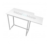 Маникюрный стол к креслу реклайнер для работы в 4 руки, высота 75 см - MR - 107.1