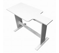 Маникюрный стол к креслу реклайнер для работы в 4 руки, высота 85 см - MR - 107.2